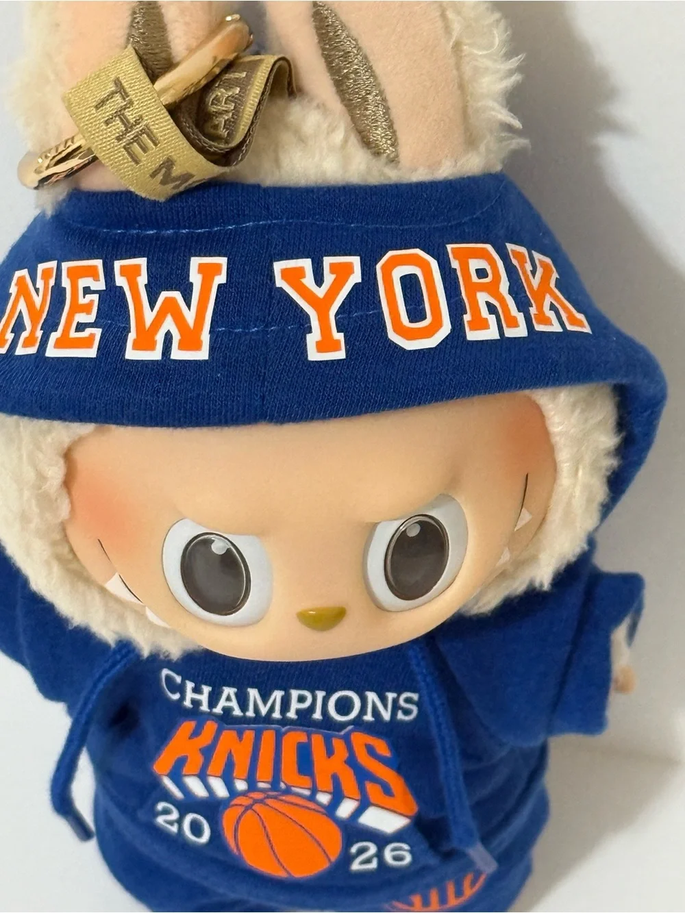 Knicks Labubu 2pc “CHAMPIONS 2026” outfit New York NY
